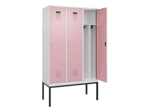 locker voor scheiding van kleding,HxBxD 2120x1200x500mm,3vak