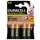 Batterij oplaadbaar Duracell 4x AA 1300mAh Plus