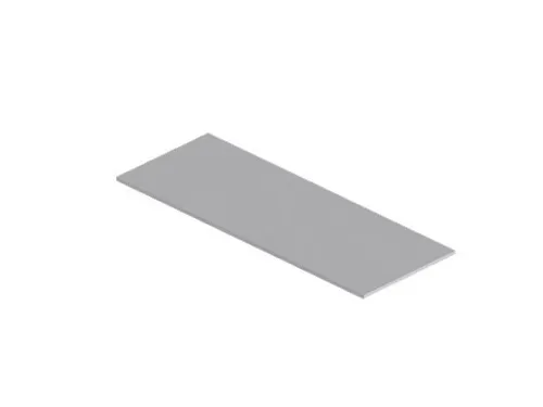 Claudius Legbord T.b.v. Roldeurkast 120cm Aluminium Metallic