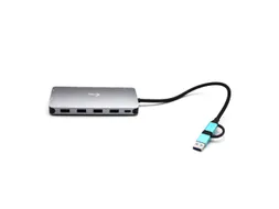 USB 3.0 USB-C/Thunderbolt 3x Display Metal Nano Dock with LAN + Power