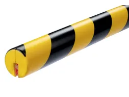Beschermingsprofiel Durable E8R hoek 1m geel zwart