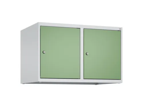 opzetkast,v. locker,2vak.,vak B 400mm,HxBxD 500x800x500mm,cilinderslot