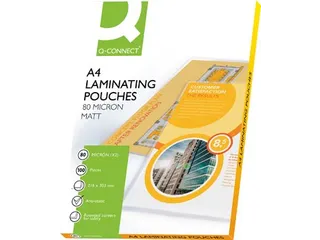 Lamineerhoes A4 Mat 216x303mm 2x80 Micron Doos 100 stuks - 3