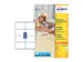 Etiket Avery L4745REV-25 96x63.5mm Afneembaar Wit 200 Stuks