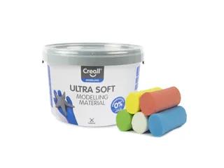 Klei Creall Play-it Ultra soft rood/blauw/groen/geel/wit 1100gram - 2