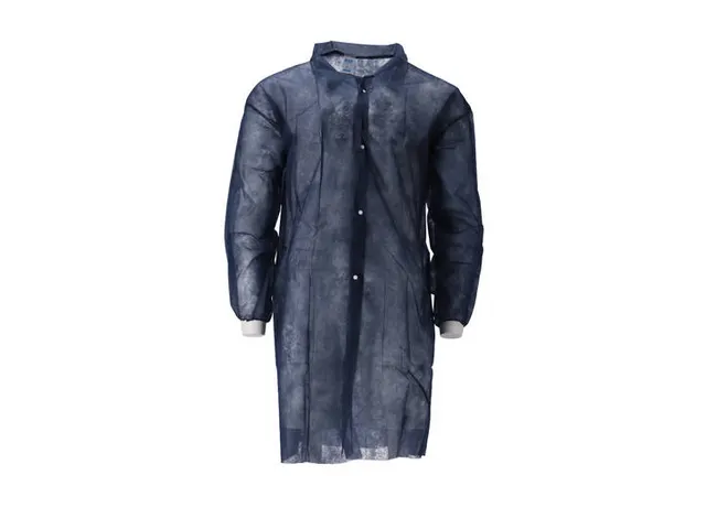 Bezoekersjas Non Woven Blauw Maat M 100 Stuks