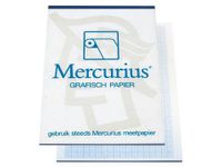 Mercurius millimeterpapier, ft A4, blok van 50 vel