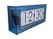 Horloge de table NeXtime 'Big Flip' 36x16,7x8,5cm acrylique bleu