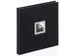 Fotoalbum walther design Black&White 30x30cm 25 vel zwart