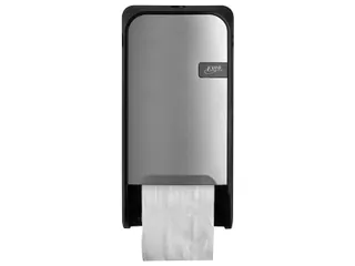 Toiletpapierdispenser Quartzline Q1 systeemrol duo zilver 441091 - 1