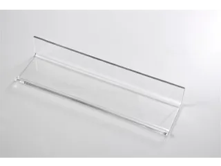Glasbord transparante afleggoot 20cm - 2