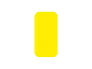 plaksymbool,rechthoek,markering HxB 150x50mm,PVC,geel - 2