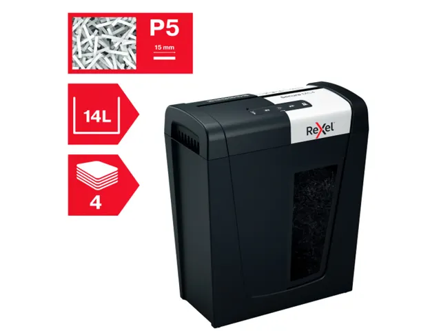 Papiervernietiger Rexel Secure MC4 P-5 snippers 2x15mm