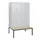 Dubbeldekse dekenkist,HxBxD 1950x1200x815mm,4x2vak.,vak B 300mm