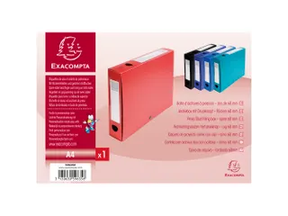 Klasseerdoos PP opaa k rug 60mm rood - 3
