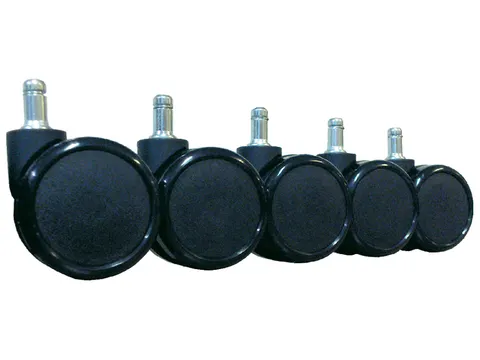 Bureaustoelwielen Euroseats zacht 5 stuks