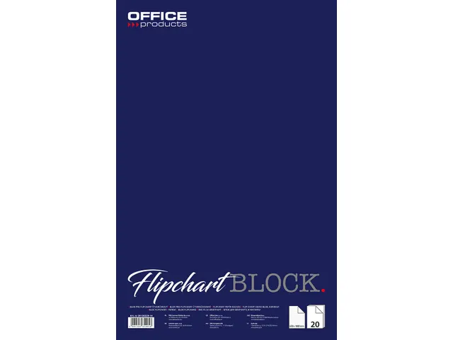 Office Products Flipoverpapier 65x100cm Geruit 20 vel