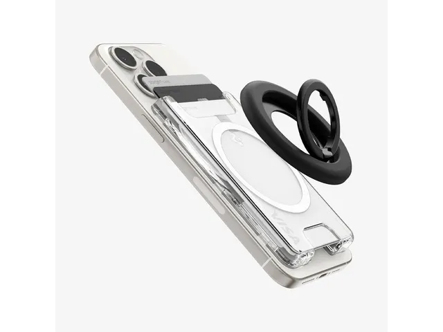 Spigen iPhone Ultra Hybrid MagFit+ Wallet Magsafe Crystal Clear