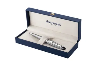 Balpen Waterman Expert Stainless Steel CT Medium Blauwe inkt - 5