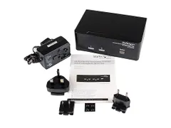 2-poort DVI VGA USB KVM-switch met Audio en USB 2.0-hub