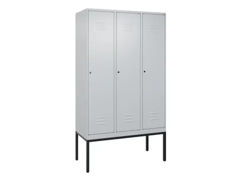 locker voor scheiding van kleding,HxBxD 2120x1200x500mm,3vak