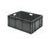 Euronorm Stapelkrat 320x800x600mm 127liter Wanden/bodem Gesl. Grijs
