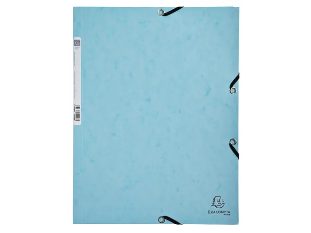 Elastomap Exacompta Aquarel A4 3 kleppen 400gr glanskarton assorti