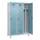 locker voor scheiding van kleding,HxBxD 1950x1200x500mm,3vak