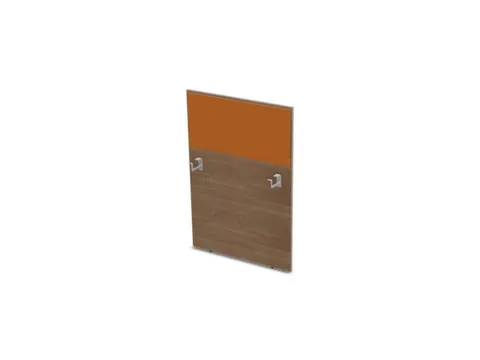 baliepaneel,v. bureau,aanbouw rechts,B 800mm,NT-cherry,BN3005-geel