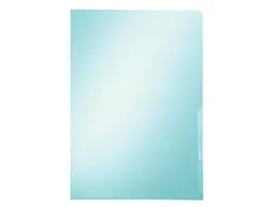 Insteekmap L-map Leitz Premium A4 0.15mm Pvc Blauw Glashelder