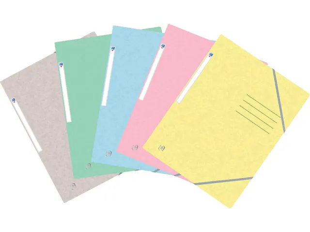 Top File+ elastomap voor A4 pastelkleuren