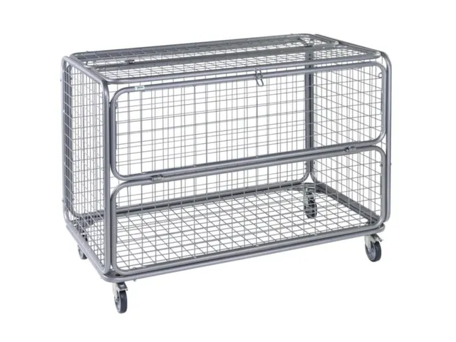 Chariot caisse grillagé 858x1180x662mm charge 150kg