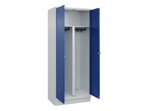 PBM-locker,HxBxD 1950x800x500mm,2vak,vak B 400mm,draaigrendel