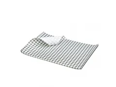 Vetvrij papier geblokt zwart 25x20cm 1000 stuks