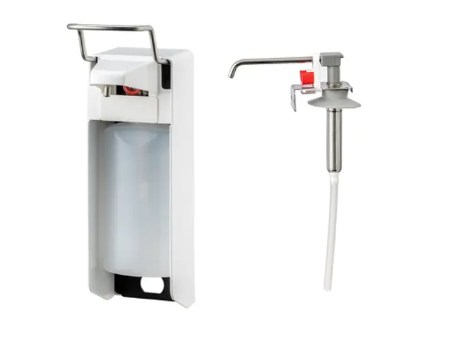 Zeep- & Desinfectiemiddeldispenser Wit 500 Ml Korte Beugel