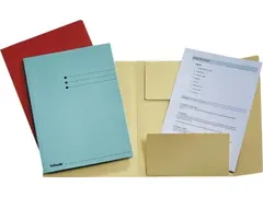 dossiermap assorti kleuren, ft A4 3 kleppen