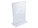 Folderstandaard A5 Staand Acryl T-Voet