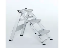 veiligheidstrap,eenzijdig,5treden,Stand H 1,1m,licht metaal