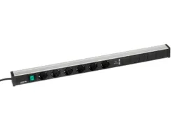 energielijst,v. montagetafel,HxBxD 52x836x44mm,m. loket,6stekkerdozen