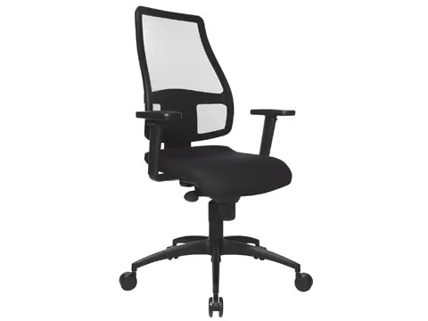 Bureaustoel Synchro Net Zwart