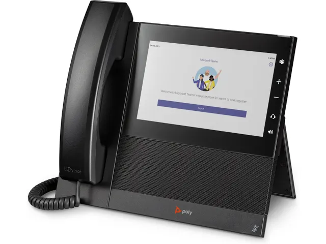 POLY CCX 600 Business Media Telefoon Microsoft Teams met PoE