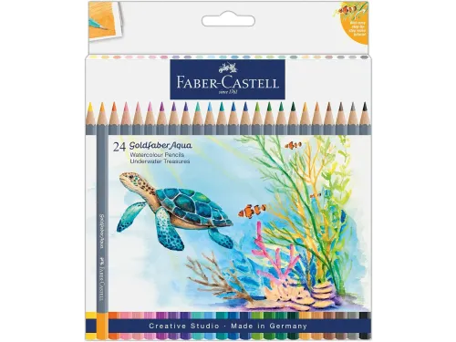 Aquarelpotlood Faber Castell Goldfaber Underwater Treasures kartonetui