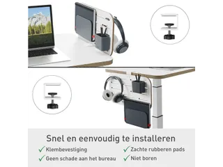 Bureau ophangbord Leitz Ergo klein - 6