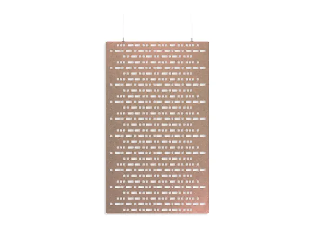 Ecran de séparation acoustique suspendu Feutre PET 200x120cm Beige