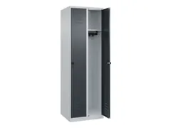 locker,HxBxD 1850x600x500mm,2vak,vak B 300mm,draaigrendel