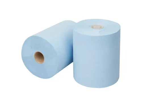 Handdoekrol 120665 Euro mini matic CEL Blauw 2-laags 6 Rol