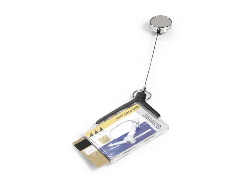 Durable Badge Deluxe Pro 54x85mm Houtskool Antraciet