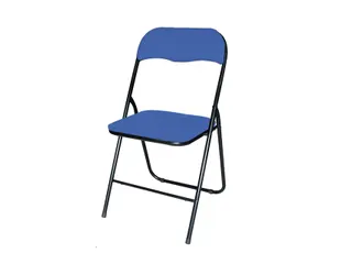 Klapstoel BRASQ FC100 blauw-zwart             - 1
