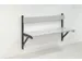 banc mural,HxLxP 710x1015x360mm,barres alu,structure acier RAL7016