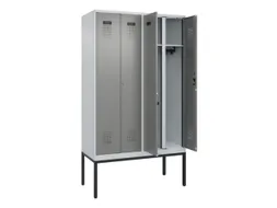 locker voor scheiding van kleding,HxBxD 2120x1200x500mm,4vak